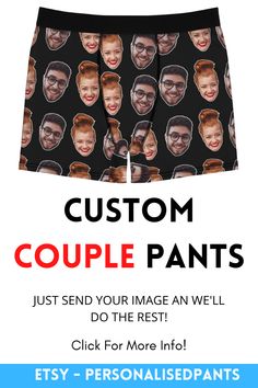 custom couple pants for men and women