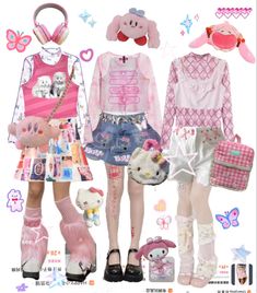 Decora Style Clothes, Decora Outfits, Colorful Y2k, Decora Fashion, Silly Clothes, Cute Core, Gyaru Fashion