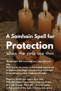 (20+) Lunasea Tarot & Magick | Facebook Protection Water Witchcraft, Samhain Mantra, Protection From Gossip Spell, Cinnamon In Doorway Spell, Halloween Witch Spells, New Moon Spells Love, Samhain Protection Spell, Samhain For Kids, Samhain Spells Witchcraft