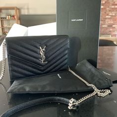 Worn Twice, Brand New Condition, Comes With Original Dust-Bag, Box And Tags. Reposhing This Item I Purchased From @Trace55. Loved It, But Ready To Rotate For Something New. Questions? Leave A Comment Below! Sparkly Ysl Bag, Ysl Kate Small Silver, Ysl Star Bag, Ysl Crossbody Bag, Bags Ysl, Saint Laurent Bags, Silver Bags, Ysl Logo, Yves Saint Laurent Bags