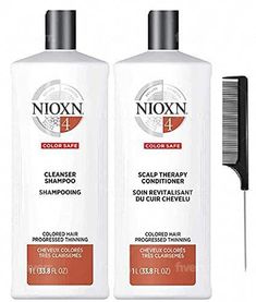 Amazon.com : Cleanser Shampoo And Scalp Therapy Conditioner 33.8 Ounce Includes Black Steel Comb (System 4) : Beauty & Personal Care Health Planner, Hair Control, Scalp Conditions, Hair Breakage, Moisturize Hair, Hair Strand, Treated Hair, Spf 15