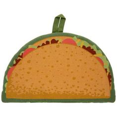 an image of a taco shaped ornament