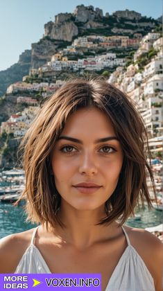 22 Flatter Your Face: Best Choppy Bob Haircuts for All Shapes: Update Short Hair Styles For Oval Face Shape, Bob Thick Hair Round Face, Short Length Haircut For Round Faces, Short Haircuts For Oval Face Shape, Short Bob Haircuts For Thick Hair, Bob For Oval Face Shape, Short Hair Cuts For Women Round Shape, Med Haircuts For Women