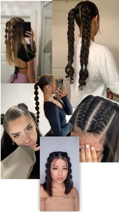 Not my pic Casual Hairstyles For Long Hair, Brown Hair Looks, Hairdos For Curly Hair, Hairdo For Long Hair, Hair Stylist Life