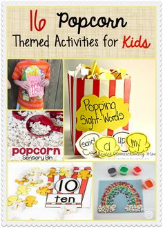 10 popcorn themed activities for kids