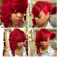 Short Layered Haircuts for Added Volume Nice Ponytail, Side Mohawk, 27 Piece Quick Weave Hairstyles, 27 Piece Quick Weave, Hood Girl, 27 Piece Hairstyles, Quick Weaves, Short Weave Hairstyles, Bob Weave