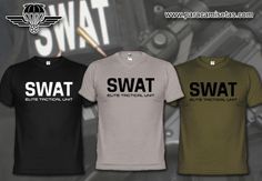 SWAT. Special Weapons and Tactics. Camisetas Militares. www.paracamisetas.com Sports Jersey, The Unit, Sports