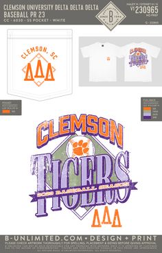 clemson tigers t - shirt design