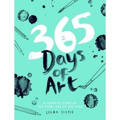 the book cover for 365 days of art