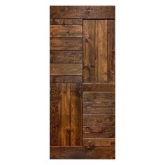 The S Series has unique appearance and we own this exclusive patent. Solid Wood Barn Door is designed to transform your doorway into a side-sliding entry. This unique barn door can be DIY created in different styles. It is simple and easy to install, smoothly and quietly that works well with any sliding barn doors. Color: Dark Walnut. Wood Barn Door, Door Dimensions, Wood Barn, Knotty Pine, Front Door Colors, Door Color, Barn Doors Sliding, Sliding Barn Door, Painted Doors