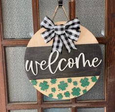 Shamrock Clover Piece Soccer Door Hanger, St Patricks Day Door Signs, Seasonal Door Hangers Interchangeable Diy, Round Door Hangers Interchangeable, Interchangeable Door Hanger, St Patrick’s Day Door Hanger, Cute Kiss, Magnetic Door, Signs Diy