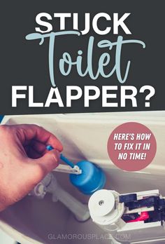 Here’s What To Do if Your Toilet Flapper Won’t Come Off - Glamorous Place	Stuck Toilet Flapper? Here's How to Fix It in No Time! Style Toilet