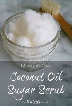 Make Your Own Sugar Scrub, Coconut Oil Scrub, Coconut Body Scrubs, Raspberry Bars, Săpunuri Handmade, Diy Coconut Oil, Coconut Oil Skin Care