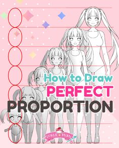 how to draw perfect proportion in anime