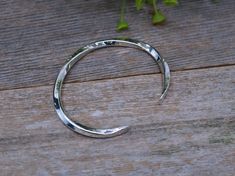 TURNER Bracelet Hammered Twisted Sterling Silver Cuff - Etsy UK Sterling Silver Cuff Bracelet, Unisex Bracelets, Sterling Silver Cuff, Silver Cuff Bracelet, Sterling Silver Bracelet, Silver Bangles, Silver Cuff, Hand Forged, Jewelry Designs