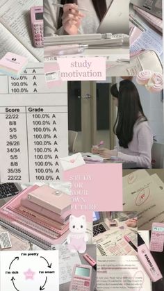 #study #motivation Work For Women, Studying Life Aesthetic, True Beauty Study Motivation, Girly Study Motivation, Academic Motivation Pink, Pink Aesthetic Studying, Pink Academic Validation, Pink Vision Board Ideas