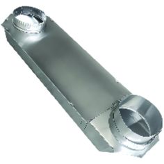 an aluminum pipe with a metal cover on it