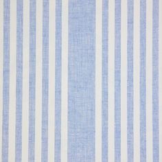 a blue and white striped wallpaper with vertical stripes