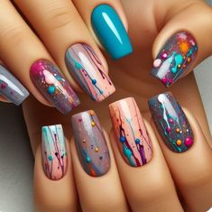 Sassy Nails, Work Nails, Dope Nail Designs, Nail Art Ideas, Fabulous Nails, Funky Nails, Fancy Nails, Dope Nails, Short Acrylic Nails