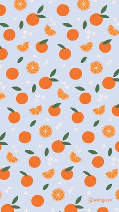 an orange pattern on a blue background