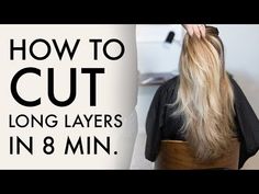 Long Hair Diy, Self Haircut, Haircut Tutorial, Long Hair Tutorial, Hair Techniques