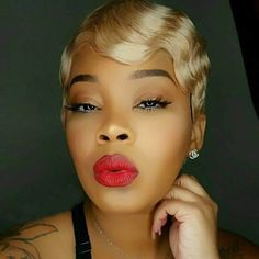 Finger Waves Short Hair, Gatsby Hair, Finger Wave Hair, Finger Wave, Real Hair Wigs, Human Wigs, Finger Waves, 100 Human Hair Wigs, Pixie Cut Wig