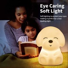 Cute Night Light for Kids,Toddler, Portable Battery Operated Silicone Nursery Baby Nightlight, Color Changing Kawaii Anima Bedroom Decor Decorations,Teen Girls Boys Child Birthday GiftsPuppy Lamp - Baby Mood Lamp Bed Reading Light, Dog Lamp, Support Portable, Cute Night Lights, Learn And Play, Nursery Lighting, Mood Lamps, Baby Night Light, Light Works