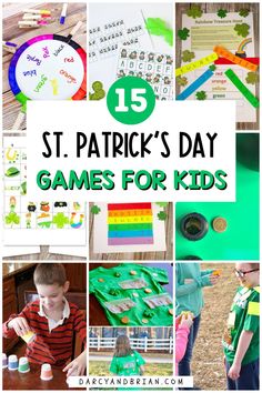 st patrick's day games for kids that are fun and easy to play with