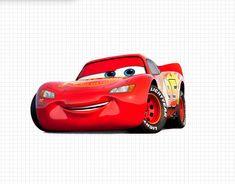 the character cars from disney pixama is shown