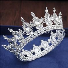 Royal Queen & King Tiaras and Crowns for Wedding Crowns Men, Hair Ornaments Wedding, Crystal Wedding Tiaras, Wedding Hair Jewelry, Bride Crown, Vintage Tiara, Bridal Wedding Hair, Royal Queen, Bride Accessories