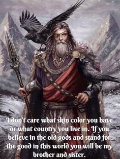 Odin Allfather, Viking Facts, Pagan Beliefs, Viking Quotes, Pagan Gods, Viking Life, Norse Symbols