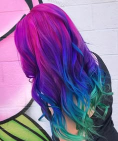 Light Blue Hair Color, Fashion Hair Color Ideas, Blue Hair Colour, Fun Hair Colors, Exotic Hair Color, Wild Hair Color, Summer Hair Care, Light Blue Hair, Pretty Rainbow