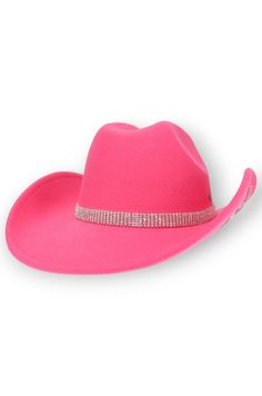 Get ready to shine and turn heads with the Houston Girl Hot Pink Sequin Stars Cowboy Hat ! This trendy and fun cowboy hat is all about the sequins, featuring a sequin band and dazzling sequin stars under the brim. Whether you're hitting the town or attending a special event, this hot pink felt hat with its adjustable interior band, rhinestone band, and rhinestone star details will add a touch of sparkle and glam to your outfit. Embrace your inner star and rock this sequin cowboy hat like a true Sequin Cowboy Hat, Pink Felt, Pink Sequin, Felt Hat, Cowboy Hat, To Shine, Special Event, Cowboy Hats, Special Events