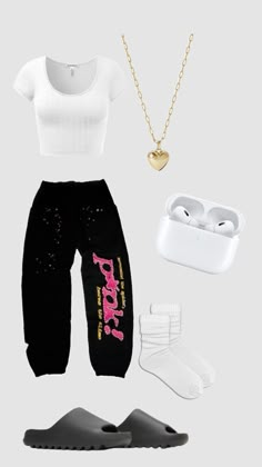 Created by kenzinspo on Shuffles Cozy Sweatpants Outfits, Cool Sweatpants, Sweatpants Outfit Ideas, Sweatpants Outfits, Cozy Sweatpants, Teen Swag Outfits, Cute Nike Outfits, Baggy Sweatpants, Skandinavian Fashion