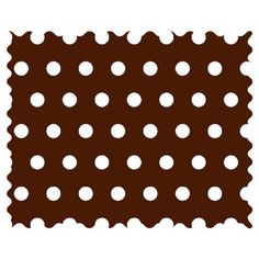 a brown and white polka dot pattern