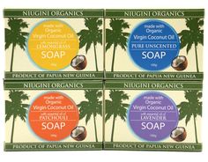 Choose from our range of Handmade Organic Soaps. All of our soaps are handmade using our Virgin Coconut Oil which is made from wild harvested coconuts. Chemical free and they produce a luxury lather that moisturises and rehydrates your skin. Many coconut products rely on large plantations to source their coconuts , however ours are all supplied by small holder farmers who collect young coconuts from their land and then sell into us at above Fairtade prices. As the island of New Britain is matria Coconut Products, Organic Protein Powder, Coconut Oil Soap, Organic Molecules, Pure Soap, Unscented Soap, Unique Soap, Organic Virgin Coconut Oil, Organic Protein