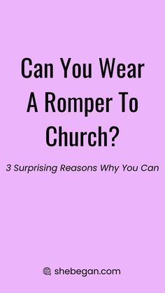 Sometimes, it can be tough to find a dress that looks adorable but also fits in with the day of rest. Sometimes, you just want to wear something cool and comfy and that’s where rompers come in.  Rompers are one-piece outfits that are perfect for summer and springtime because they keep you cool while still looking cute on Sunday mornings. Let’s find out if you can wear them to church. Rest Days, One Piece Outfit, Outfit Combinations, Midi Dress With Sleeves, Long Sleeve Midi, Keep Your Cool, A Dress, Dress Codes