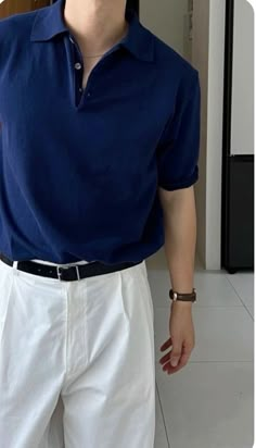 Polo Shirt Outfits, Polo Outfit, Minimalist Fashion Men, 사진 촬영 포즈, Mens Outfit Inspiration