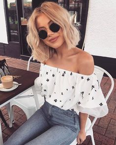 Shop for the latest trends in sunglasses from our brand "Off The Closet Looks" and enjoy great discounts as well as free worldwide shipping. #sunglasses #shades #womensunglasses Mode Shoes, Bohol, Spring Hairstyles, Inspired Outfits, Looks Style, Ombre Hair, Hair Colors