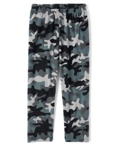 FABRICATION: 75% polyester/25% recycled polyester microfleece, imported CLOSURE: Pull-on elasticized waistband FEATURES: Camo print, brushed for softness; anti-pilling Note: For child's safety, garment should fit snugly or be flame resistant. This garment is flame resistant.. Boys Camo Microfleece Pajama Pants | The Children's Place Boys Camo Microfleece Pajama Pants | Size XL (14) | Black Boys Pajama Pants, Boy Pajamas, Plaid Pajamas Boys, Kids Pajamas Boys, Boy 12 Month Pajamas, Boys Sleepwear, Sleepwear & Loungewear, Childrens Place, Child Safety