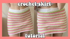 crochet skirt pattern for beginners to learn how to crochet with pictures