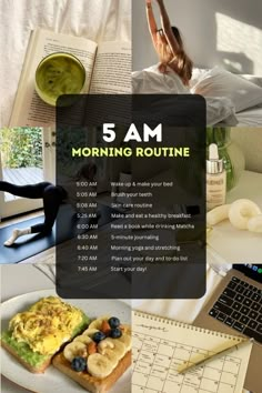 An ideal morning routine guide to start your day right and energize your body 🌤 Feel the most productive by following these steps!   #morningmotivation #morningroutine #healthyliving #journaling #aestheticboard #selfcare   ���💌 Aesthetically You Feel Good Morning Routine, Productive 5am Morning Routine, 4 Am Morning Routine Aesthetic, Good Healthy Morning Routines, 5 Am Aesthetic Morning Routine, Planing Day Ideas, 5:00 Am Morning Routine Aesthetic, What To Journal In The Morning, 5:30am Morning Routine