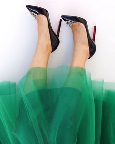 Clarisa Forest Green Tulle Skirt - Midi - C'est Ça New York Green Tulle Skirt, Green Tulle, Tulle Skirts, Tulle Midi Skirt, Chic Gowns, Glam Look, Sheer Skirt, Skirt Midi, Glam Looks