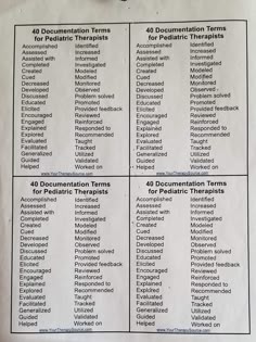 a paper with several types of documentation items on it, including identification tags and instructions