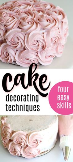 cake decorating techniques for beginners to make them look like they are made out of icing