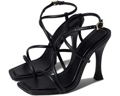 Schutz Women's Lovi Leather High Hill Sandals Stiletto Shoes Color: Black Size: 9.5 US MSRP $118.00 Brand new shoes in original box ! Cute Black Heels Lulus, Luxury Fitted Court Shoes For Galas, Cheap Black Forever 21 Heels, Luxury Heels With Chain Strap And Round Toe, Luxury Heels For Galas With Single Toe Strap, Luxury Plain Toe Dress Shoes For Galas, Luxury Round Toe Heels With Chain Strap, Luxury Evening Lace-up Sandals With Sculpted Heel, Luxury Party Sandals With Adjustable Strap