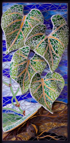 Vitromosaico Ideas, Tree Mosaic, Raku Pottery