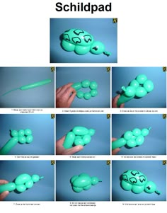 the instructions for how to make a balloon sculpture