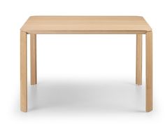 an empty wooden table on a white background