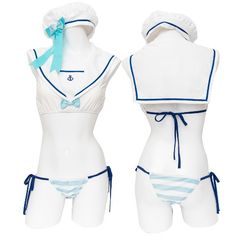 Sailor Suit, Lingerie Outfits, Fashion Drawing, Leotards, Women Lingerie, Bathing Suits, Most Beautiful, Girl Outfits